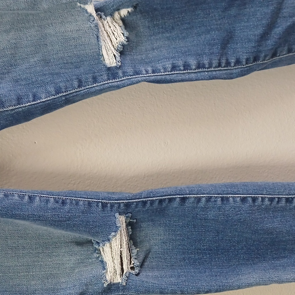 FRAME Le High Skinny Distressed Cropped Jeans Size 26 - Picture 3 of 9